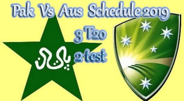 pak vs aus 2019 schedule