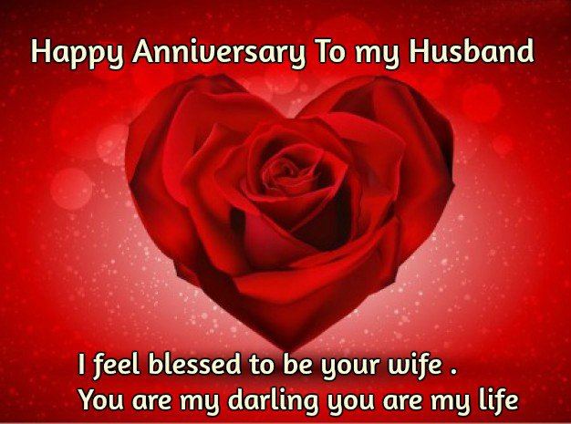 Happy anniversary to my husband images