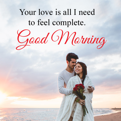 Romantic good morning wishes