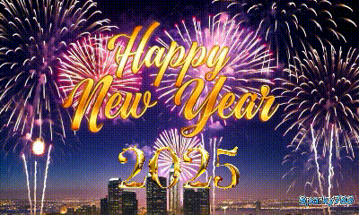 happy new year 2025 gif