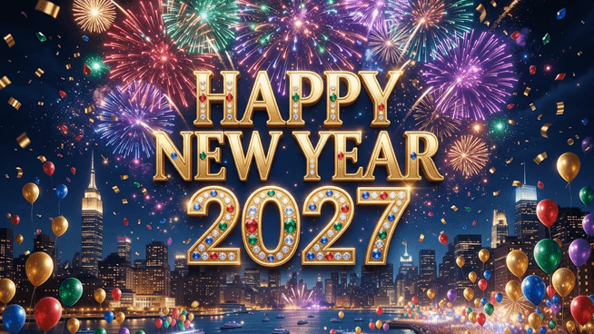 new year fireworks gif