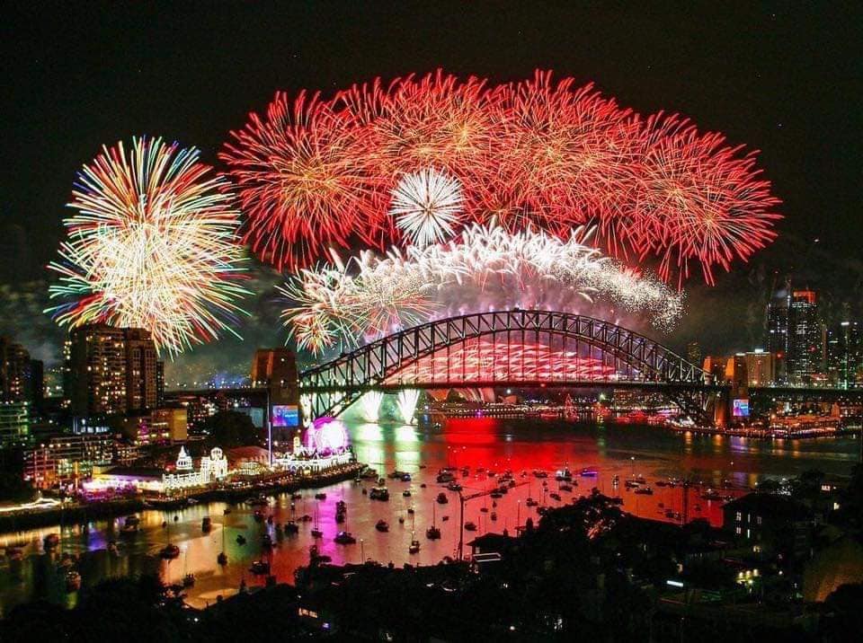 Wonderful Fireworks New Year