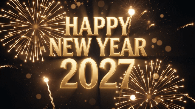 new year 2027 fireworks gif