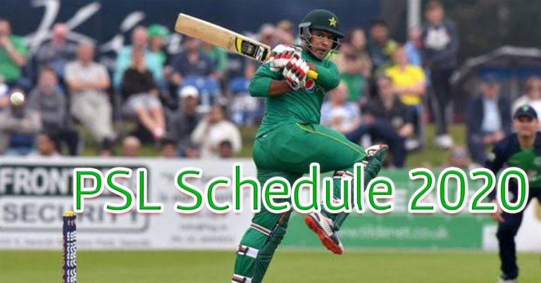 psl 2020 scedule