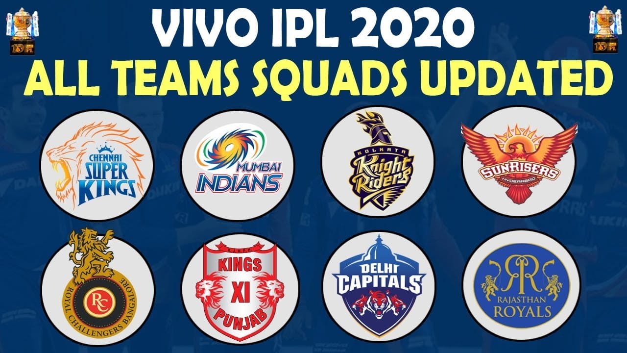 ipl 2020 squads