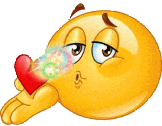 awesome kiss emoji gif
