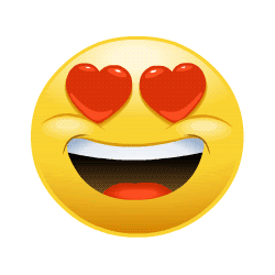 best heart eyes gifs emoji