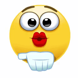 cute kissing emoji gifs images