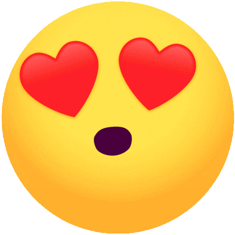 emoji of heart eyes