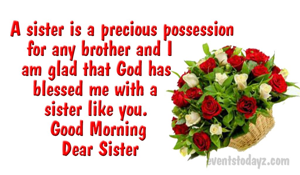 good morning dear sister image