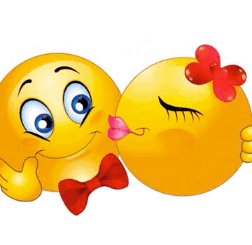 Latest kiss Emoji GIF for WhatsApp Free Download