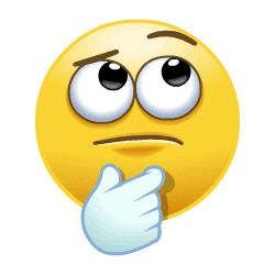 thinking emoji gifs