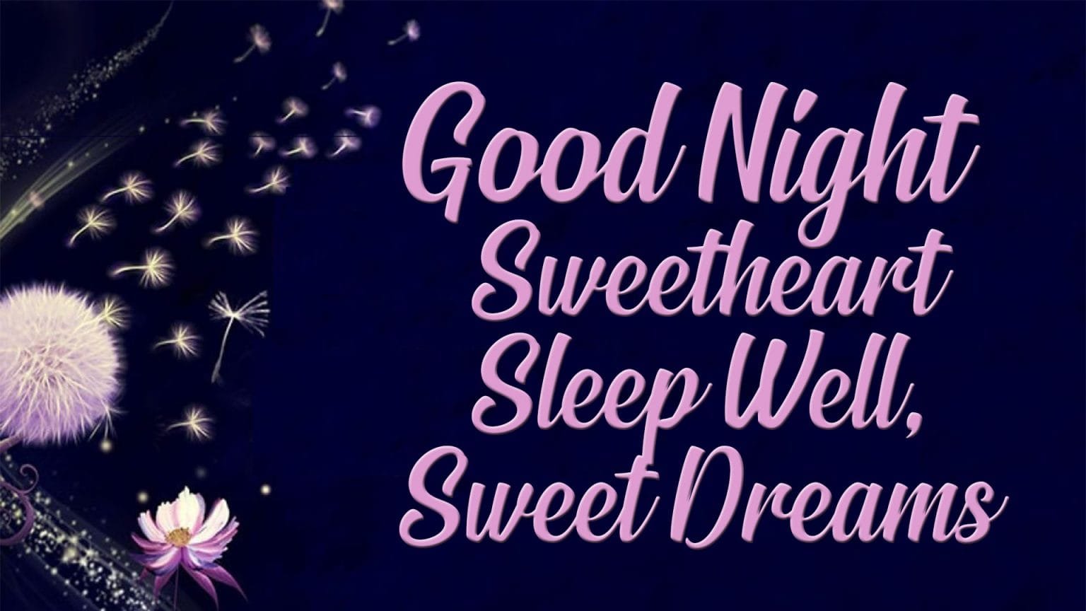 Good Night Sweetheart Wishes & Messages With Images