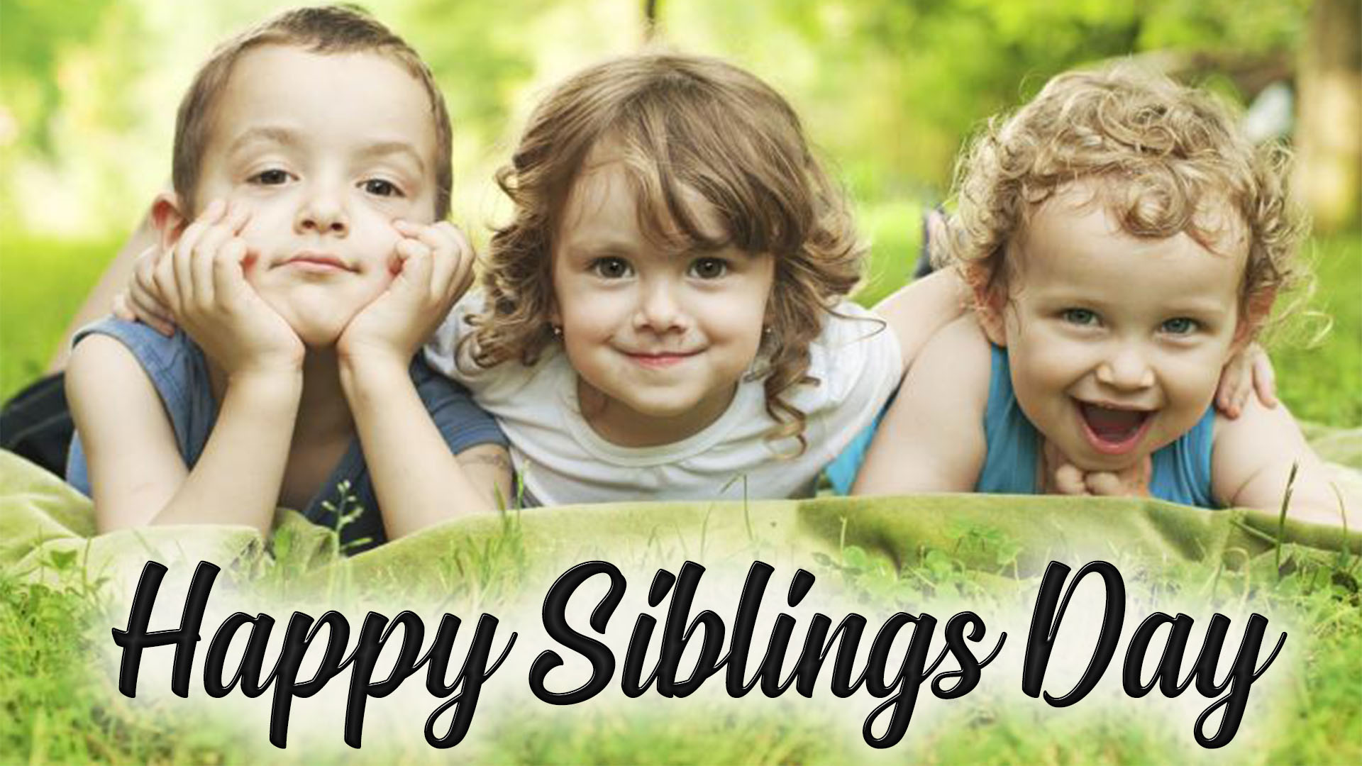 happy siblings day hd image