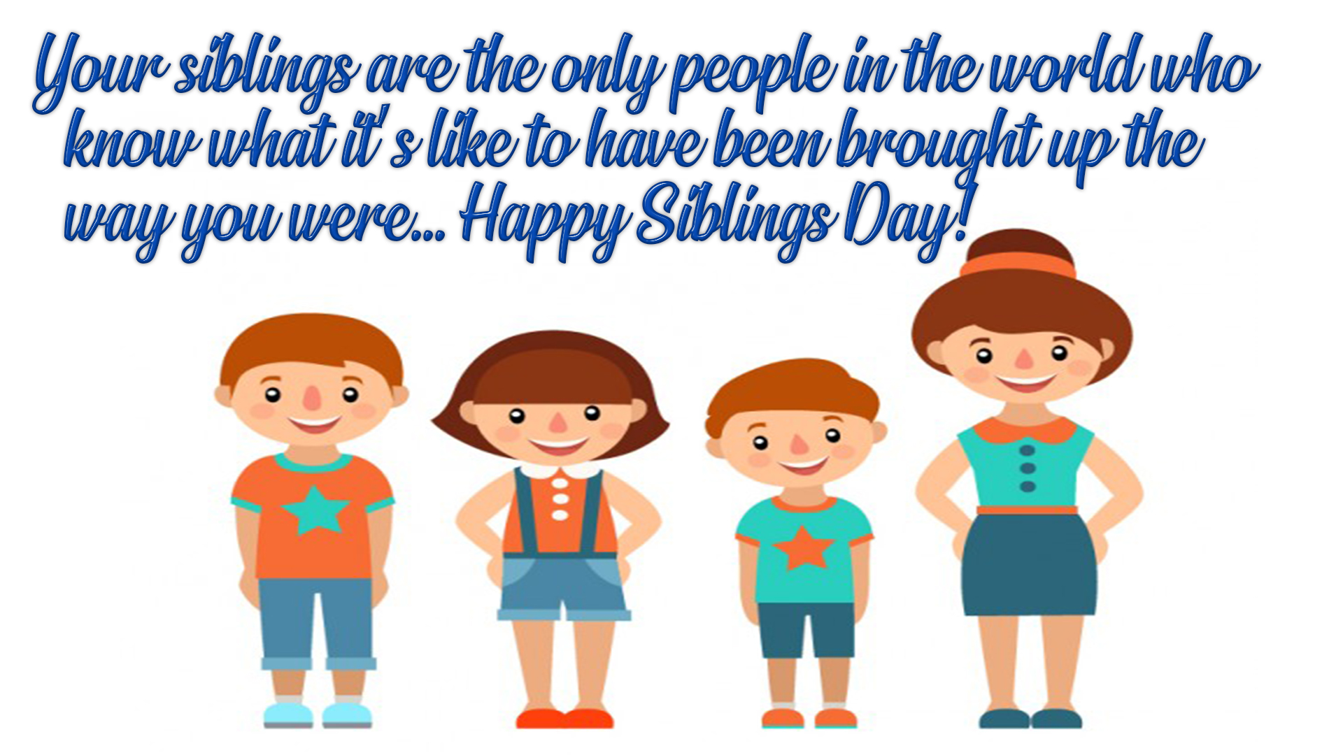 happy siblings day quotes image