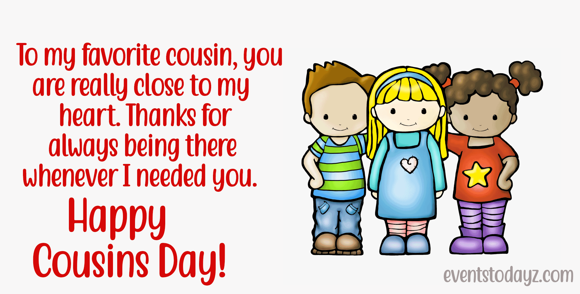 Happy Cousins Day GIF Images | Cousins Day Wishes