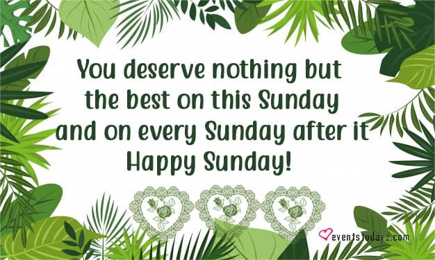 Sunday Wishes Images