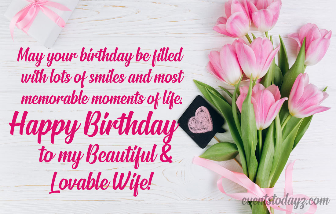 birthday wishes for wife image