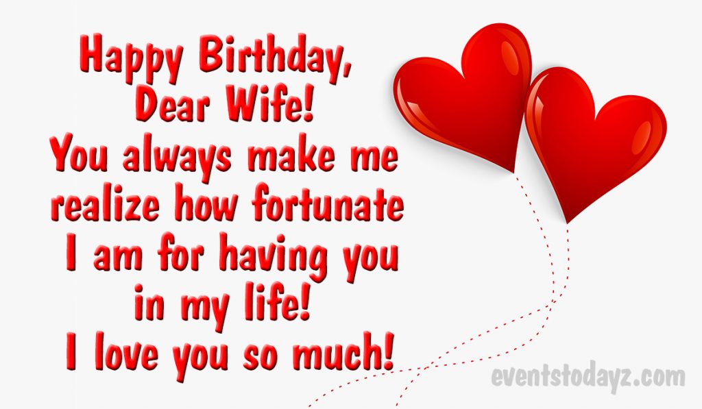 happy birthday wife wishes image