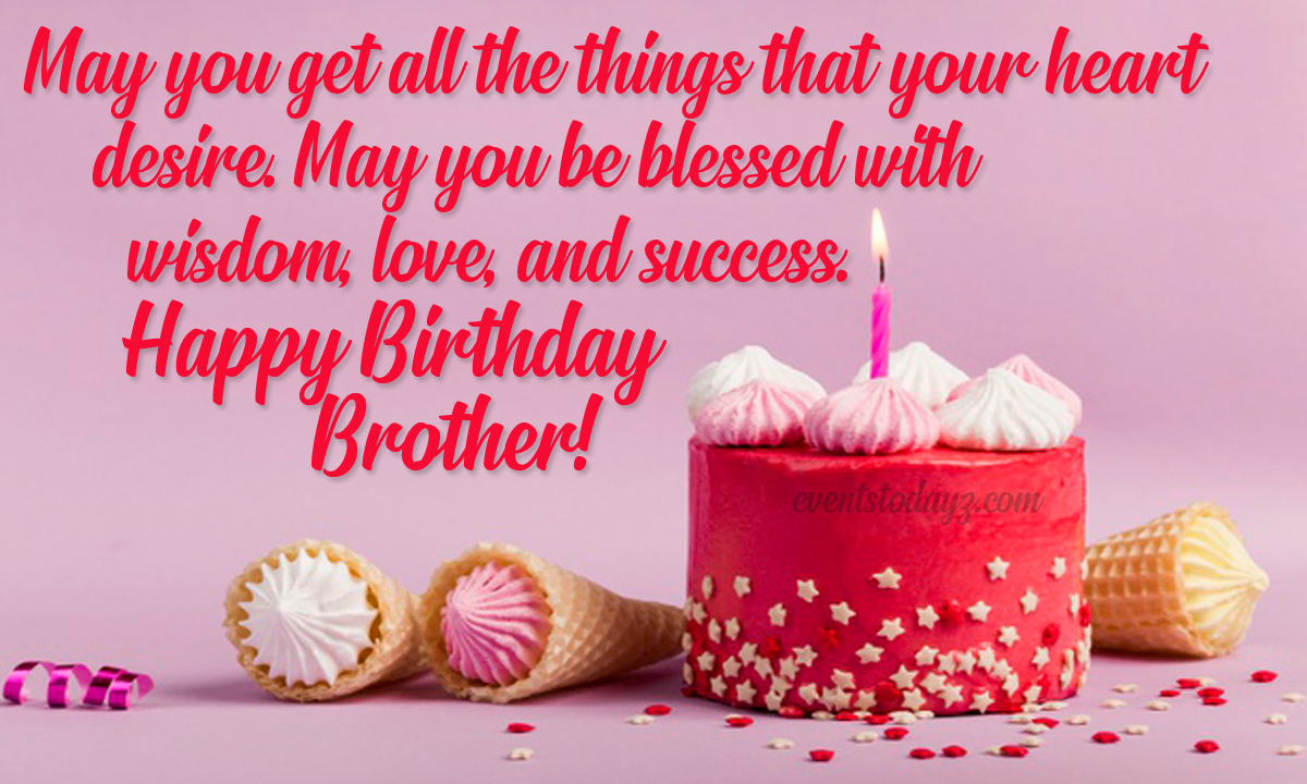 birthday wishes for brother picture
