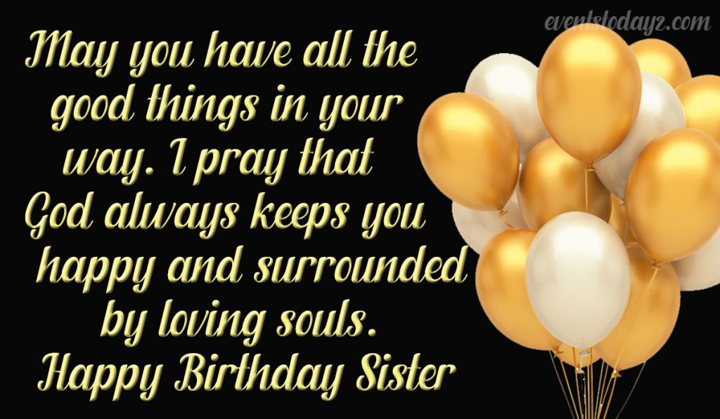 happy birthday sister image