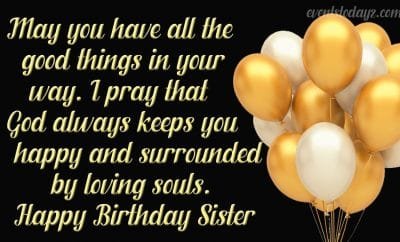 happy birthday sister image