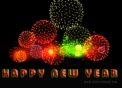 Happy New Year Fireworks Gif Animations New Year Wishes