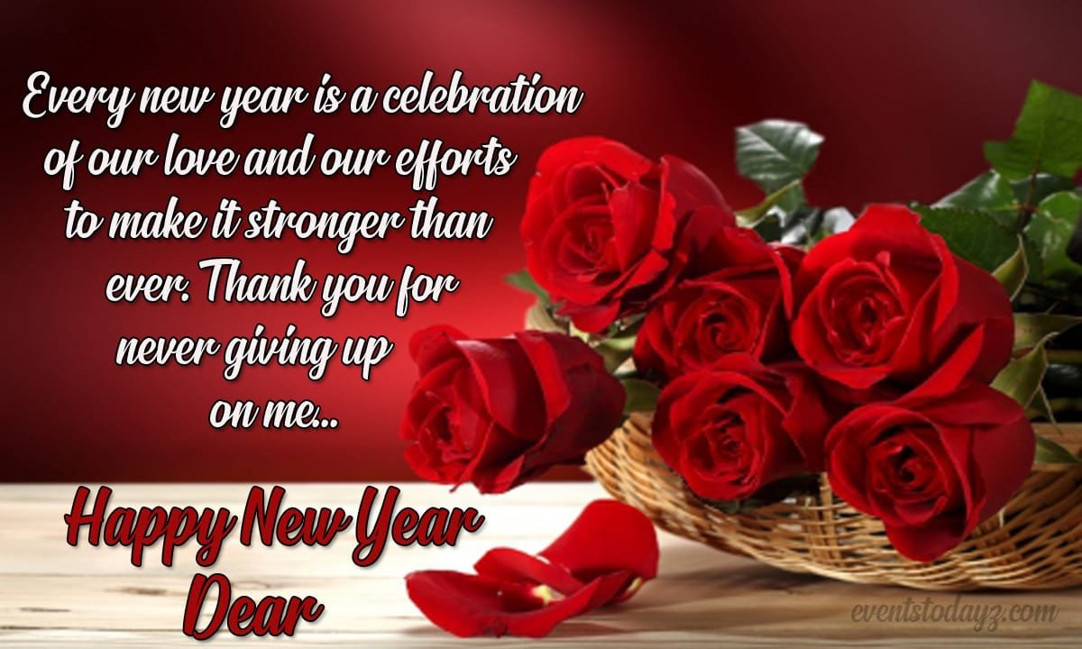 Happy New Year 2023 My Love | New Year Wishes For Lover