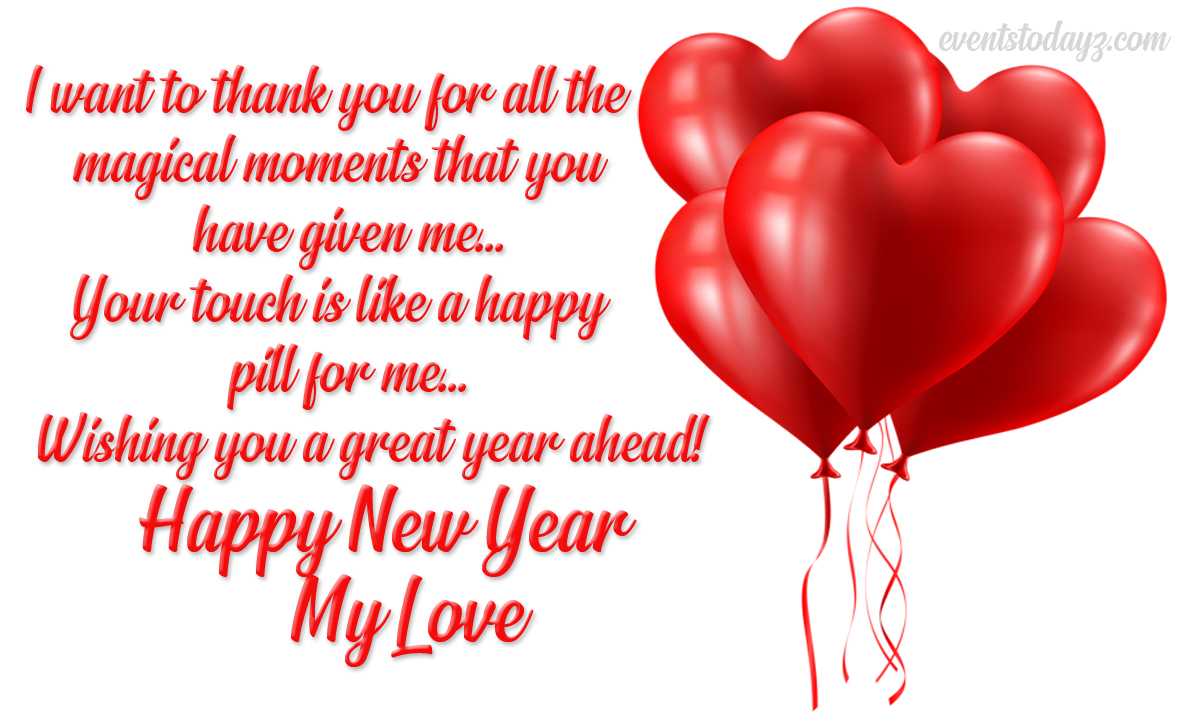 happy new year my love image