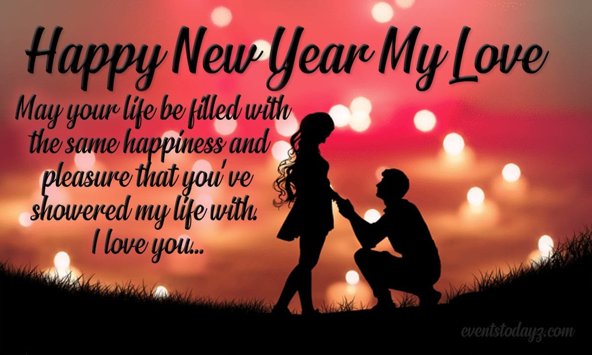 happy new year wishes for lover