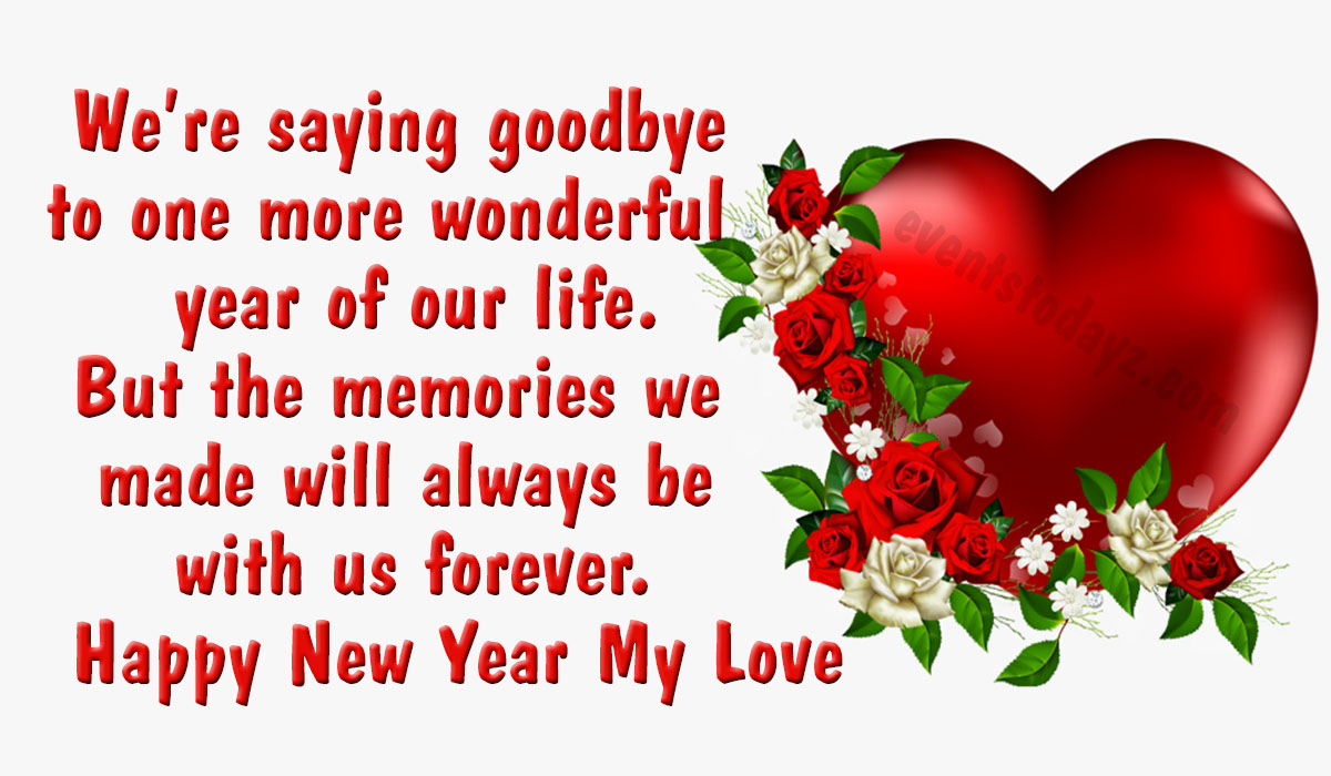 Happy New Year 2023 My Love | New Year Wishes For Lover