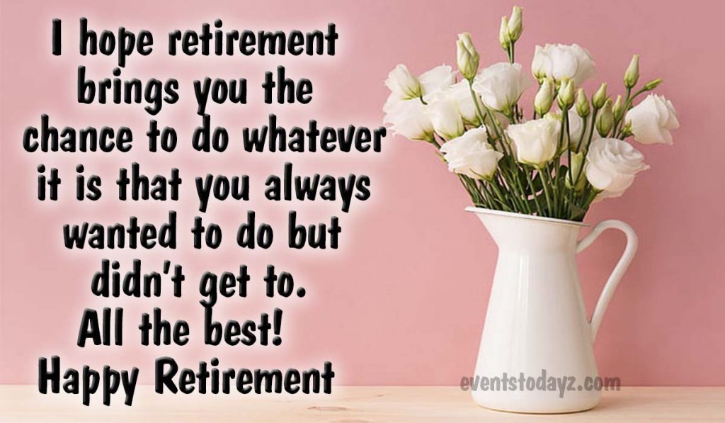 happy retirement wishes image