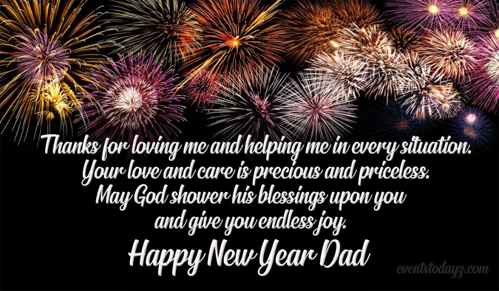 new year message for father