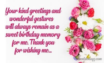 birthday wishes replies
