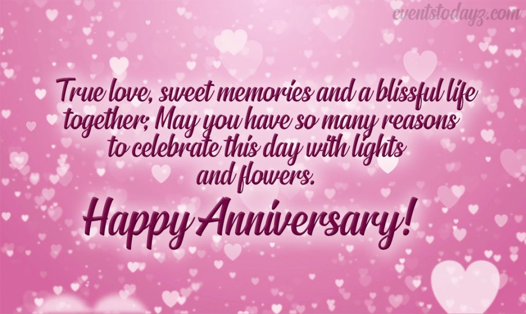 Happy Anniversary Wishes, Greetings, Messages & Images 2024