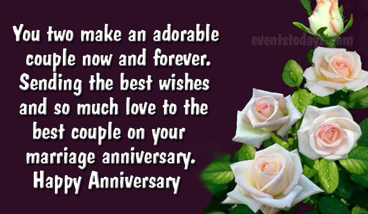 Happy Anniversary Wishes, Greetings, Messages & Images 2022