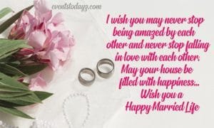 Happy Married Life Wishes & Quotes With Images 2024