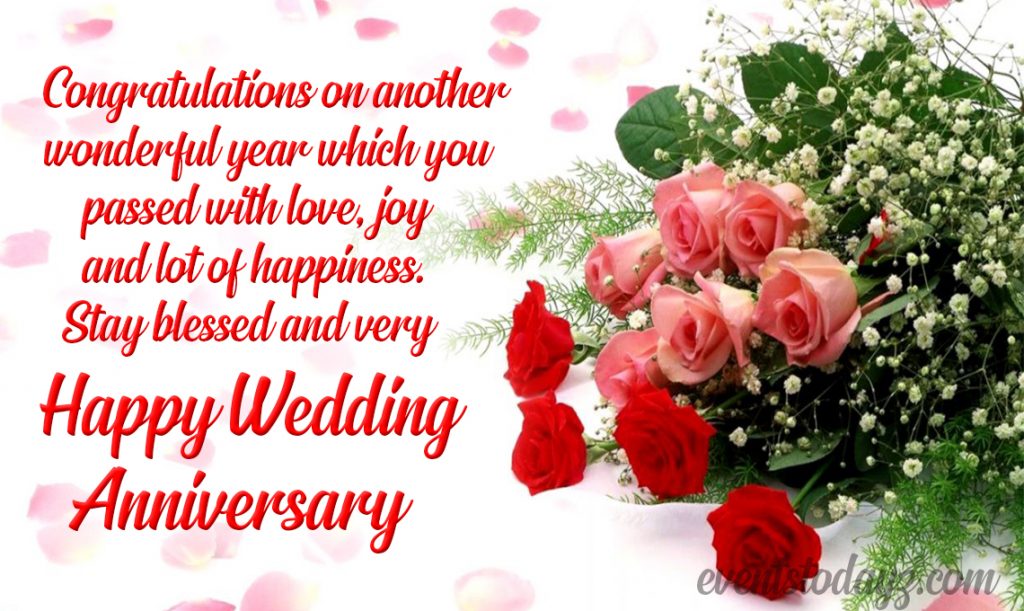 Happy Anniversary Wishes, Greetings, Messages & Images 2024