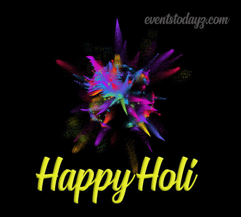 Happy Holi GIF Animations | Holi Wishes, Greetings & Messages