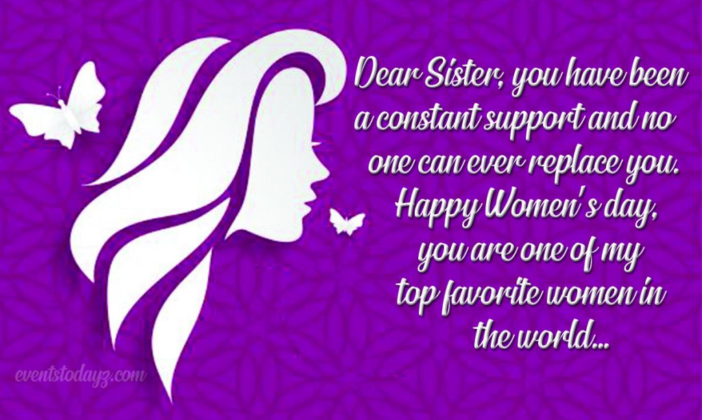 happy womens day sis