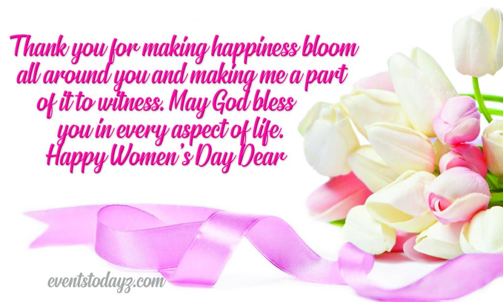 womens day message for lover