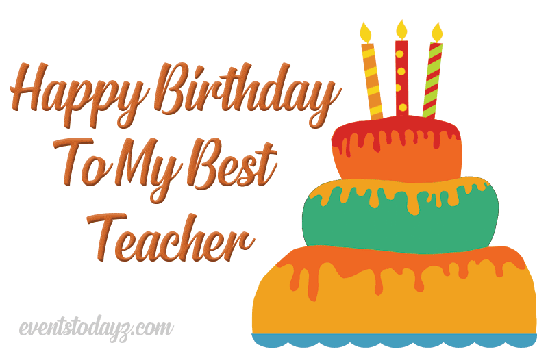 Happy Birthday Teacher GIF Animations With Wishes & Greetings
