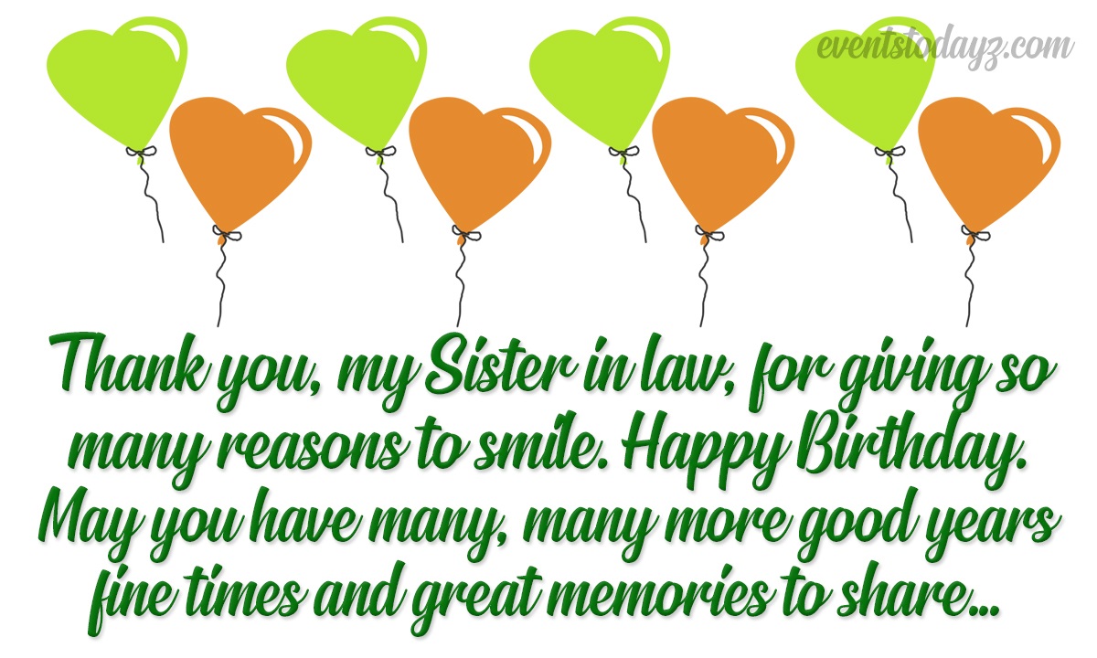 Happy Birthday Sister In Law | Birthday Wishes For Sister In Law