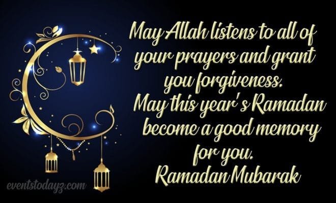 ramadan wishes sms in english