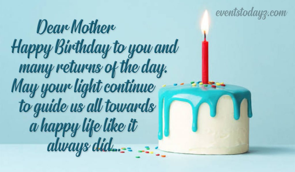 birthday wishes for mother image