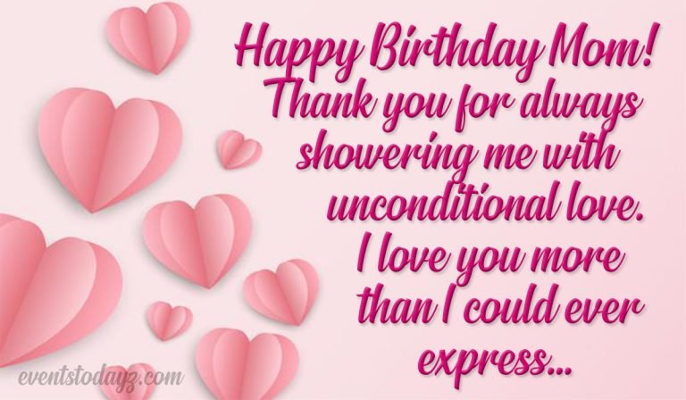 happy birthday mom wishes image
