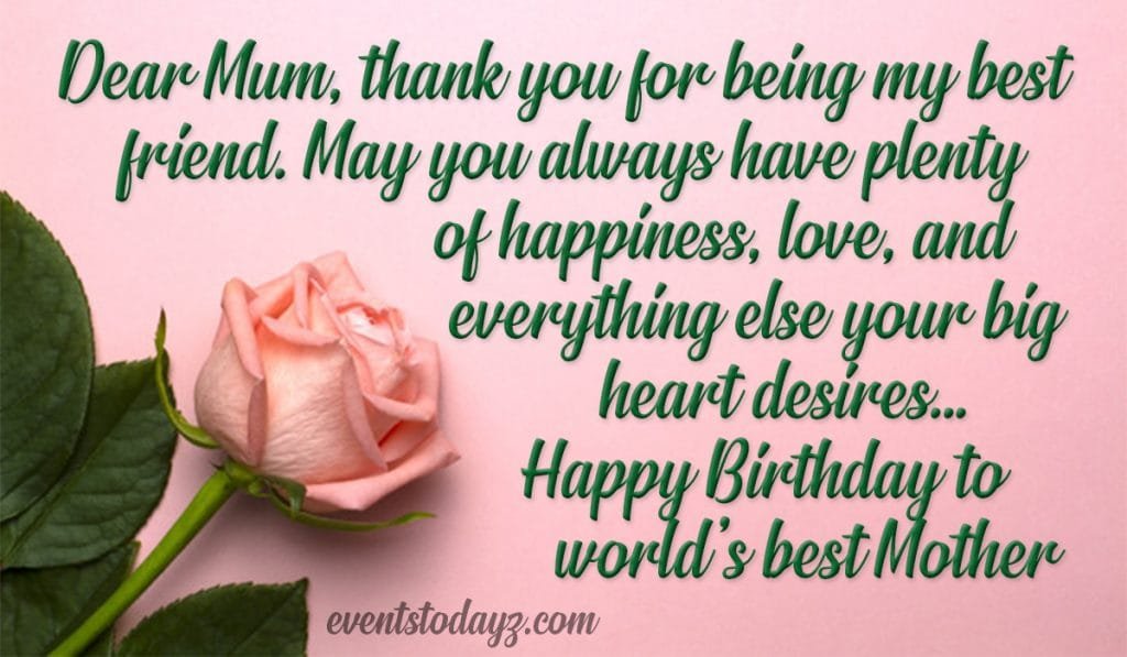 Happy Birthday Mother Birthday Wishes Messages For Mom