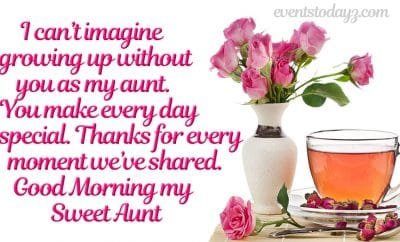 good morning aunt image