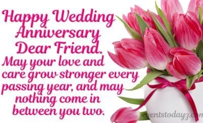 happy anniversary friend image