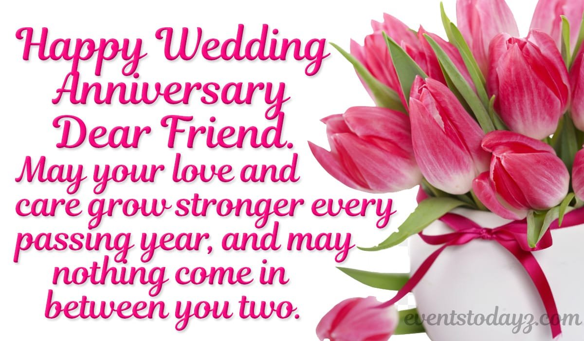 Anniversary Wishes For Friend | Happy Anniversary Friend GIF